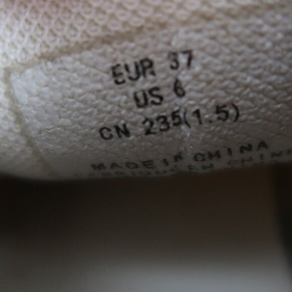 H&M Shoes Womens 6 Casual Sneakers Lifestyle White Trainer Lace Up Fashion Comfy - Picture 15 of 15